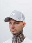 Бейсболка NEW ERA арт. 11588490 New York Yankees MLB (серый / белый)